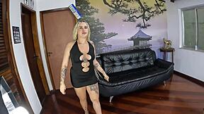The making of Gabriela’s first anal scene with hot backstage action