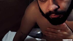 Big ass babes get creampied in Halloween threesome