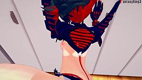 Ryuko Matoi In Kill La Kill Fantasy Scene