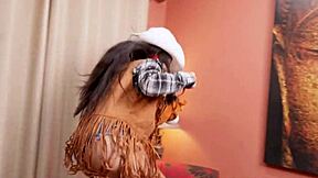 Alona Bloom, a petite and beautiful brunette, gets nailed by her Caucasian boyfriend Clarke Kent