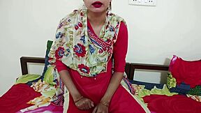 Stepmother and stepson roleplay in Hindi with fingering and cunilingus