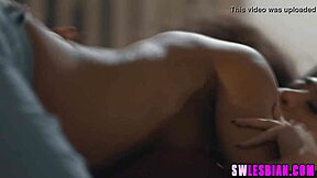 Beautiful black and Asian girls in hot erotic action