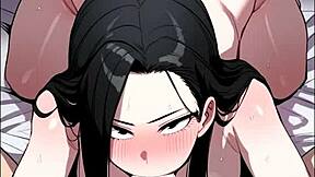 Momo's hentai adventure continues with intense jerk off scenes
