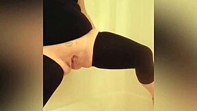 Pissing in the Shower with a Dirty-Talking BBW Prostitute