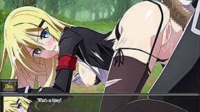 Chris survives a hentai game with a blonde in the woods