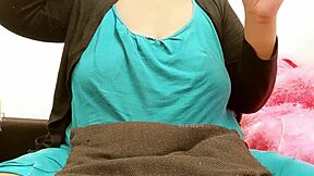 Beautiful Indian woman with large breasts
