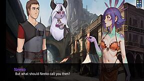 Dirty fantasy League of Legends parody with footjob