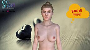 3D animated Hindi chudai ki kahani with hot sex scenes