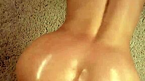 A beautiful girl gets a big facial and is pleased in the morning in this POV video