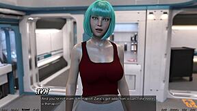 Stranded in space 89 – playing and kissing the hot doctor