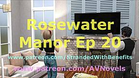 Walkthrough of the visual novel Rosewater Manor on PC