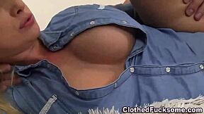 Beautiful escort gets rough treatment in a threesome