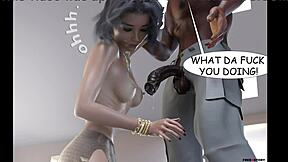 hi, i'm mia in part 1 of adult 3d porn comics