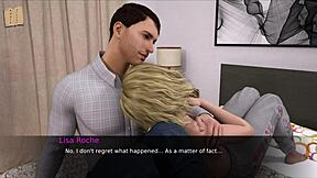 3D animated nursing scenes with a mature, curvy woman