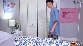 Real sex adventure with amateur teen Ethan and Tits and ass loving beauty Xxlayna Marie