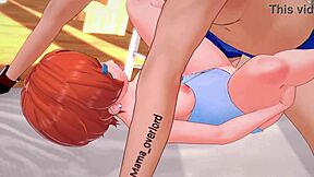 Gwen from Ben 10 drops towel for adult version fun