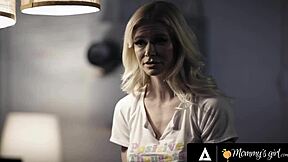 MILF landlady seduces tenant for a steamy threesome affair