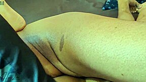 Beautiful Colombian MILF's big pussy lips and big cock make for hot sex
