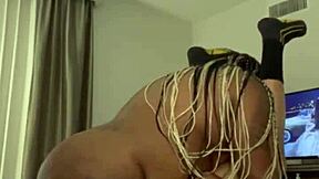 Black gay scene with rough and bareback sex in Lattimore Boys preview