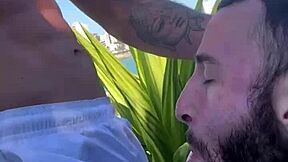 Gay amateur’s outdoor adventure in Brazil