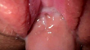 Close up and personal look at tight teen pussy