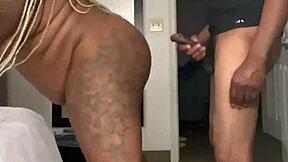 Black gay scene with rough and bareback sex in Lattimore Boys preview