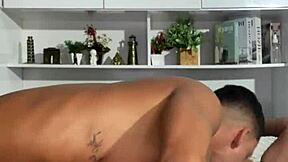 Young amateur gets dominated by a big cock in Brazil
