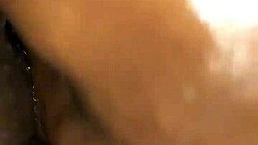 Black beauty gets a big clit fucking from an ex-friend