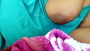 Beautiful Indian wife showing her big boobs