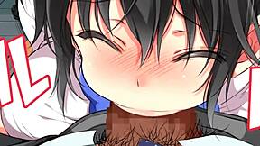 The first part of Lucky dosukebe zenpen animated, a hentai with big tits and big ass
