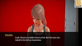 Sensual scenes in a family-oriented erotic game