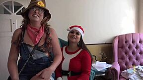 Christmas cookies and other treats in the kitchen with my girlfriend and friend