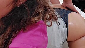 Latina beauty gets me to cum inside her while she is bent over and moans for the camera
