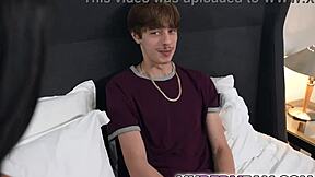 Hidden camera captures stepson's wild encounter with horny MILF