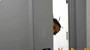 Dickhddaily and Devin Drills help an ebony woman with her pee problems