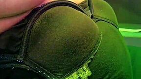 A horny housewife gets fucked in the solarium