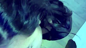 Natural tits bouncing while getting blown and fucked