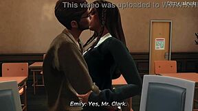 Busty student gets rough and dirty with her teacher