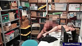 Kylie Martin, a burglar, caught by an LP officer