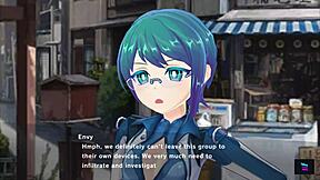 Taimanin envy with Magicami – animated porn video