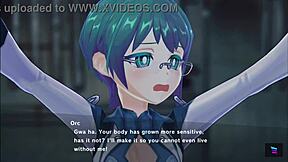 Taimanin envy with Magicami – animated porn video