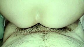 Quick Anal with Hairy Wife in BDSM Cowgirl Ride! Oh Yes!