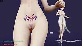 Perfect 2D shake of Sistar from MMD R18
