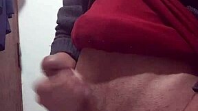 Skinny guy's solo masturbation experience with an uncut cock