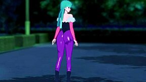 Morrigan's dark and horny tits await your cum load