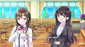 Steamy shower scene in Secret Kiss anime, episode 3