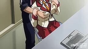 Petite student gets tight pussy fucked by strict teacher