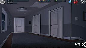 Summertime Saga - Red hair beauty gets fucked hard in visual novel porn