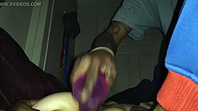 Big black cock gets mouthful of cum