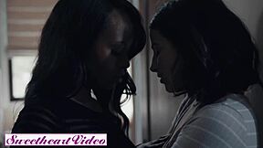 Stepsisters Jezabel Vessir and Lasirena69 in steamy pussy licking scene